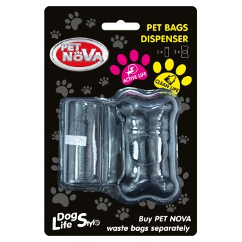 PET NOVA higieniniai maišeliai su juodu dėklu