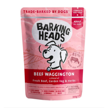 BARKING HEADS Beef Waggington konservai šunims su jautiena 300g