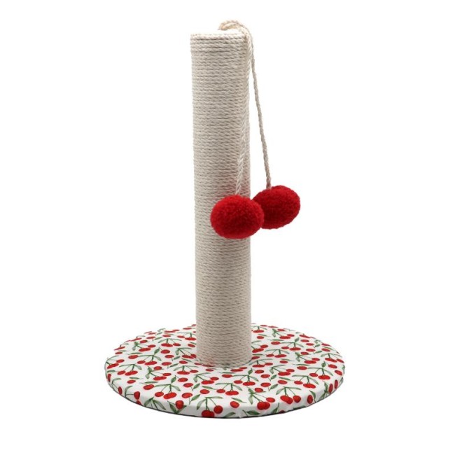 CROCI Cherries kačių draskyklė su žaisliukais 42cm