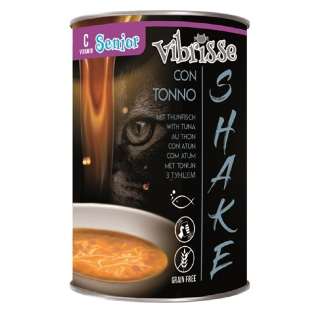 VIBRISSE Shake kokteilis senoms katėms su tunu 135g