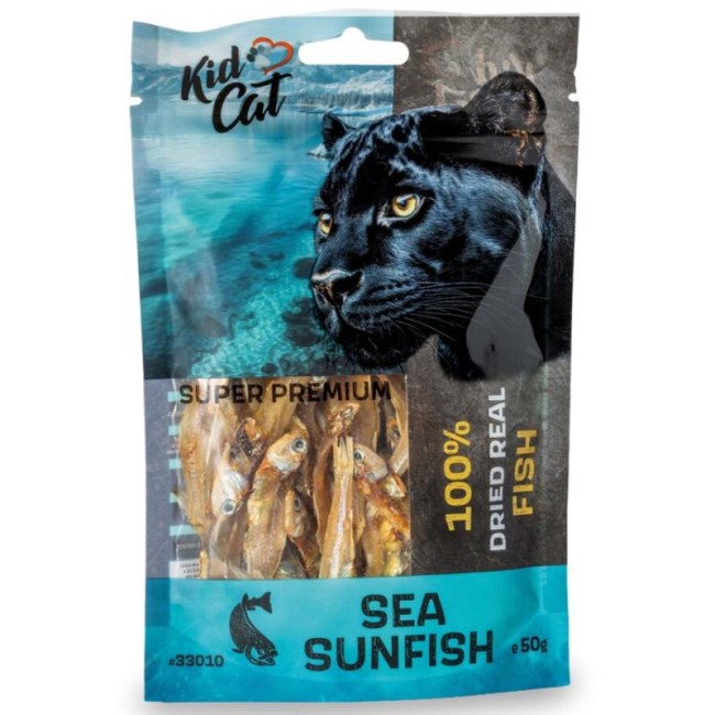 KIDCAT 100% liofilizuotos žuvytės katėms, 50 g
