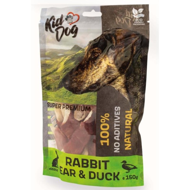 KIDDOG triušio ausys, apsuktos antiena, 150 g