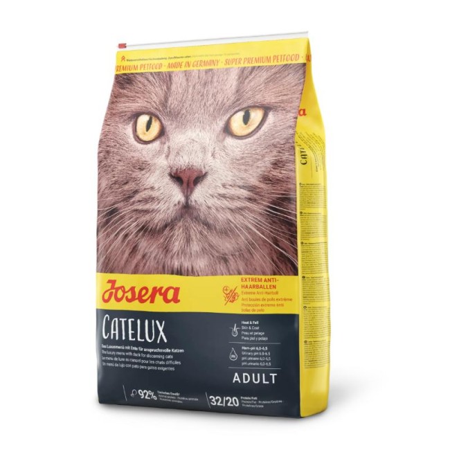 Josera Catelux – sausas pašaras katėms su antiena ir bulvėmis 10kg