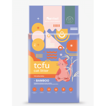 Murrfect Bamboo tofu kraikas katėms aktyvintos anglies kvapo sušokantis, nedulkantis 6l