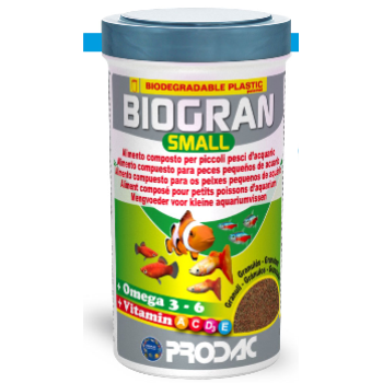 PRODAC BIOGRAN SMALL smulkios granulės žuvims 100ml 45g