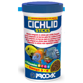 PRODAC CICHLID STICKS lazdelės ciklidams 1200ml 450g