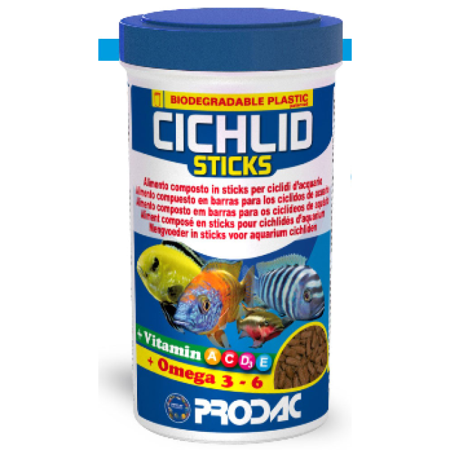 PRODAC CICHLID STICKS lazdelės ciklidams 250ml 90g