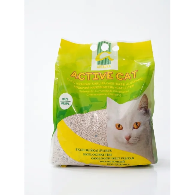 Active Cat bentonitinis citrinų kvapo kraikas 5l