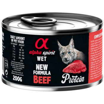A/S WET konservai katėms su jautiena 200g 6vnt