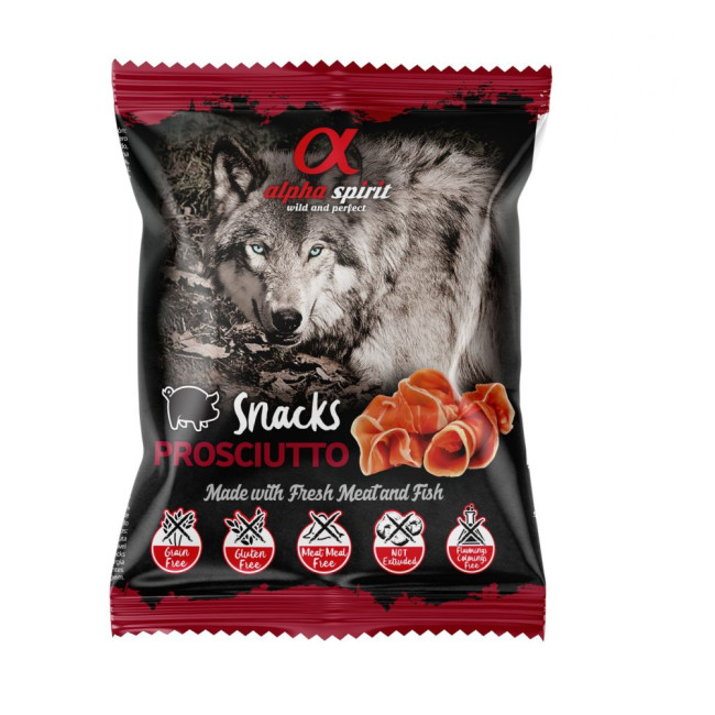 ALPHA SPIRIT SNACKS DOG gardumi suņiem ar šķiņķi 50g