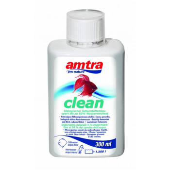 AMTRA CLEAN Bioloģiskais līdzeklis akvārijiem 300ml