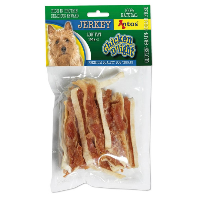 ANTOS Chicken D'light Jerkey vistas filejas našķi 100g