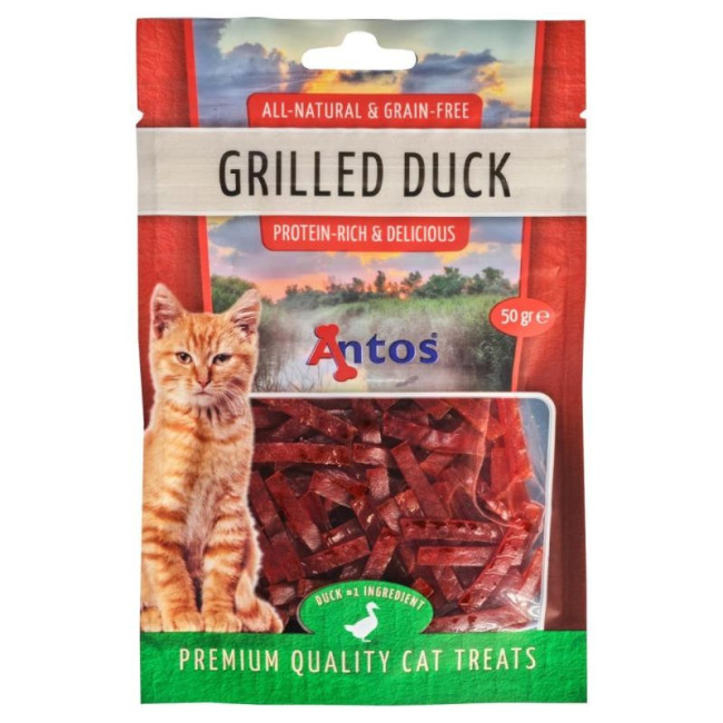 ANTOS Grilled Duck gardumi kaķiem ar pīli 50g (12)