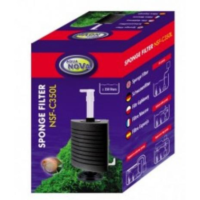 AQUA NOVA stūra sūklis filtrs līdz 350l