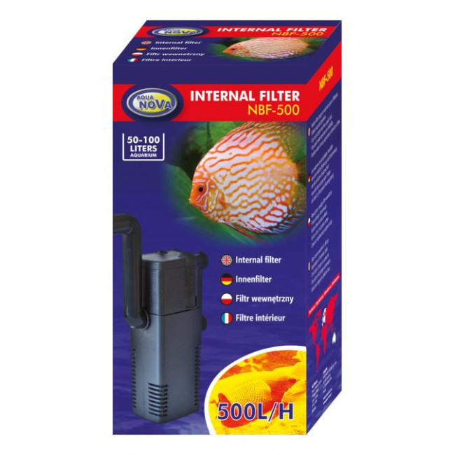 AQUA NOVA vidinis filtras 500l/h 50-100l
