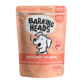 BARKING HEADS Pooched Salmon konservi suņiem ar lasi 300g