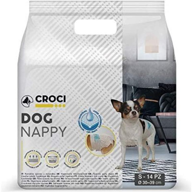 CROCI Dog Nappy sauskelnės šunim S 30-39cm