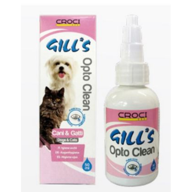 CROCI GILL'S OPTO-CLEAN akių valiklis 50ml