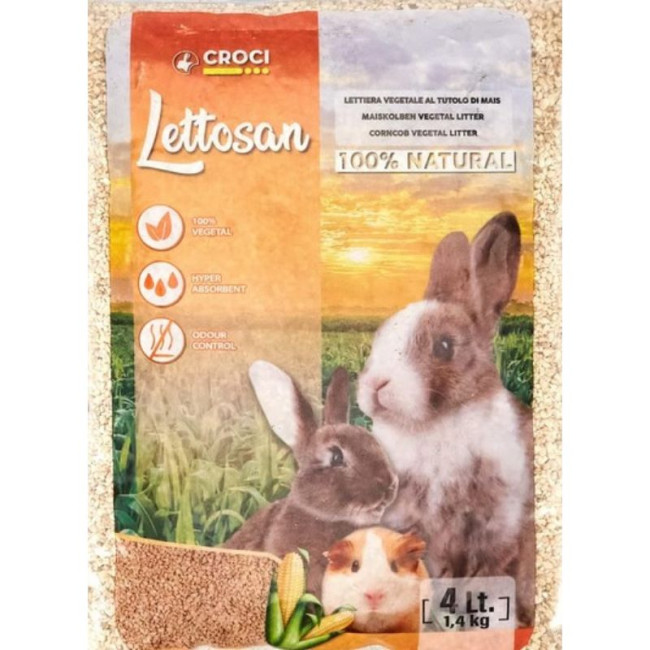 CROCI Lettosan kukurūzu kraiks grauzējiem 4l (4)