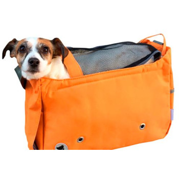 CROCI MEGAN melna soma su šuniu 40x20x27cm