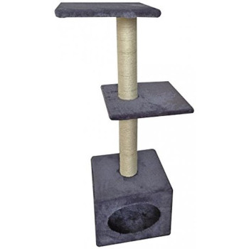 CROCI MUNIC pelēks skrāpējs kaķiem 35x35x103cm