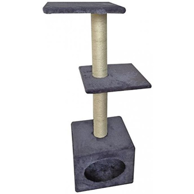 CROCI MUNIC pelēks skrāpējs kaķiem 35x35x103cm