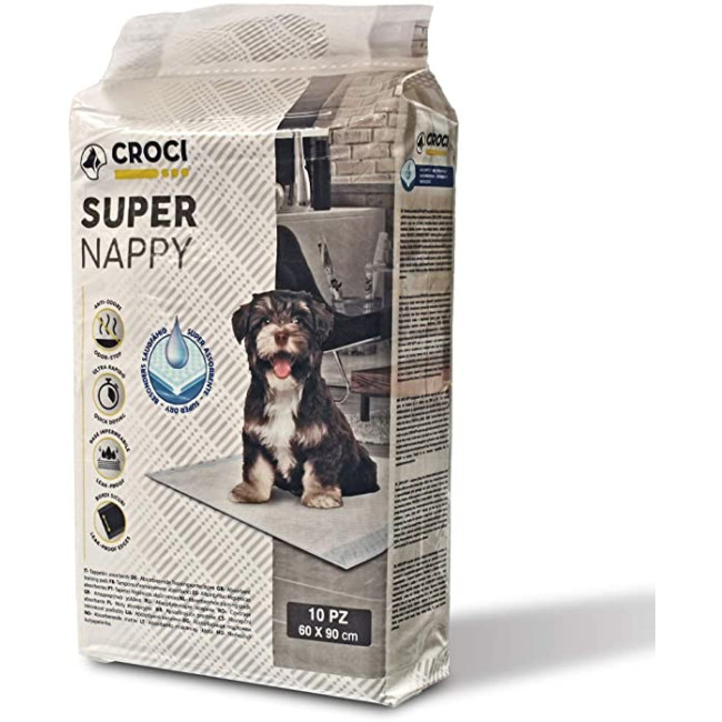 CROCI SUPER NAPPY Higieniniai paklotai 60x90cm, 10vnt