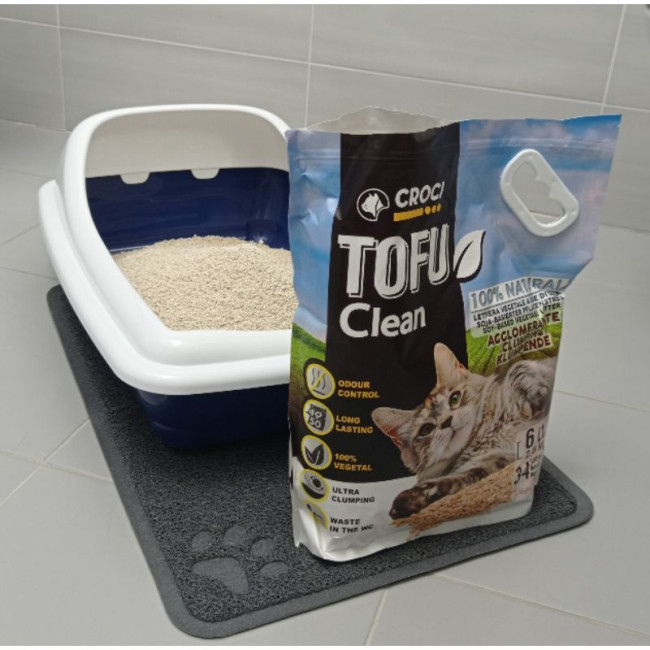 CROCI TOFU CLEAN ekoloģiski pakaiši kaķiem 6l 2.6kg