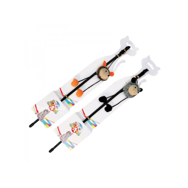 CROCI Žaislas katei lazdelė su įvairiais gyvūnais 45cm