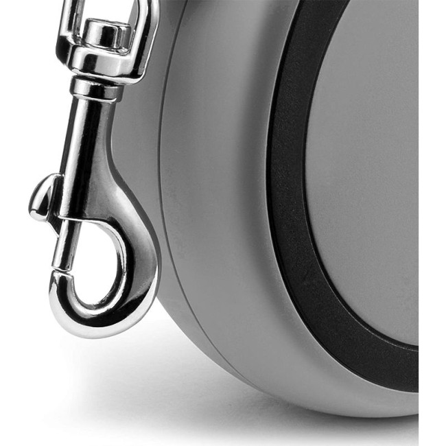 FLEXI Comfort Tape balts/rozā pavadiņš XS-3m līdz 12kg