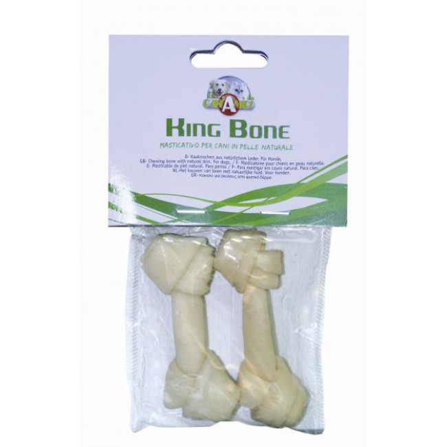 King Bone Kauls balts ar mezglu 7.5cm 2gab.