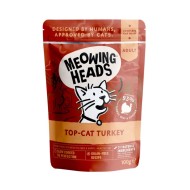 MEOWING HEADS Top Cat Turcija (tītara/liellopa/vistu) 100g