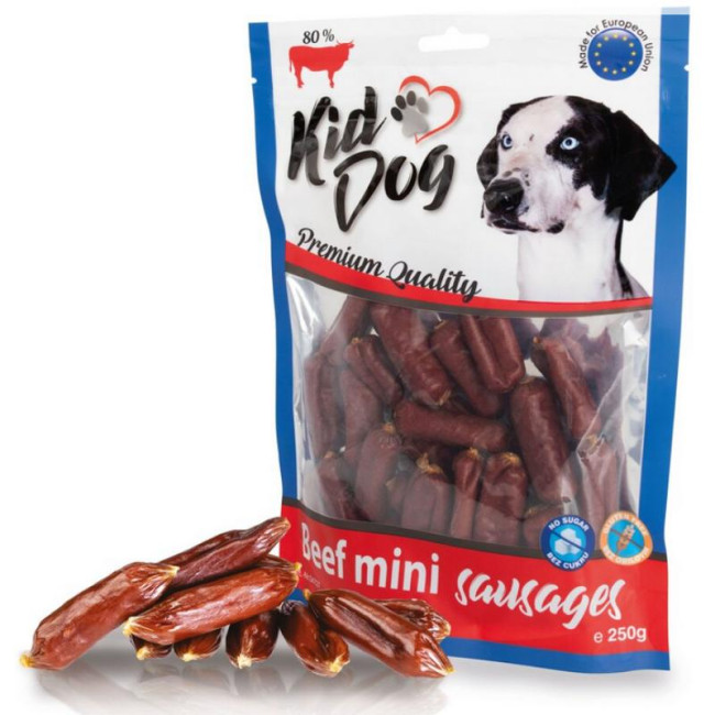 KIDDOG Mini desiņas ar liellopu gaļu 250g (40)