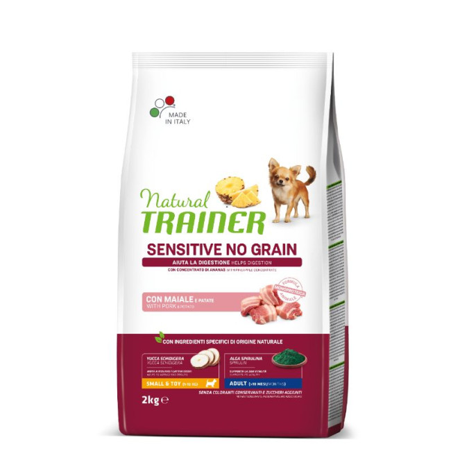 NT ADULT DOG SENSITIVE NO GRAIN MINI PORK kiauliena 2kg (6)