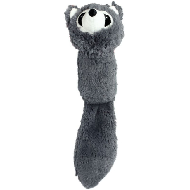 PET NOVA pilkas meškėnas žaislas šuniui 41cm