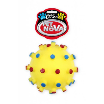 PETNOVA žaislas cypiantis spygliuotas kamuolys 12cm 2vnt