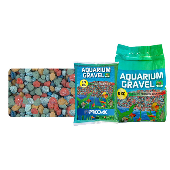 PRODAC Gruntas akvariumui spalvota keramika 2-3mm 2.5kg