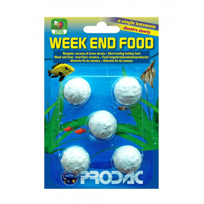 PRODAC Zivju barība brīvdienām 3 dienām 5tbl.