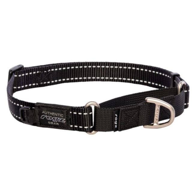Kakla siksna ROGZ Control Collar Black josta smaugtukas 37-56cm HCW06A