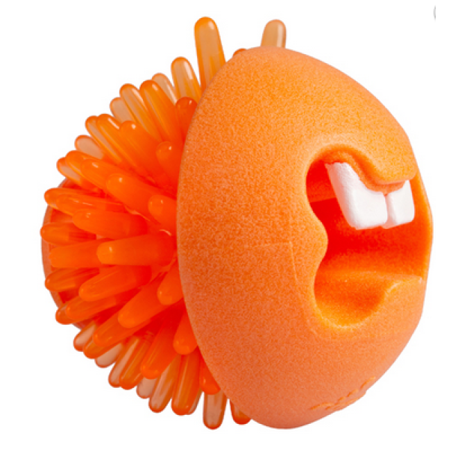 ROGZ FRED oranžinis kamuoliukas su spygliais 6.4cm