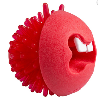 ROGZ FRED raudonas kamuoliukas su spygliais 6.4cm