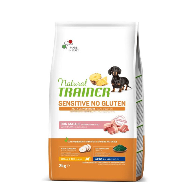 NT ADULT DOG SENSITIVE NO GLUTEN MINI PORK (cūkgaļa) 2kg