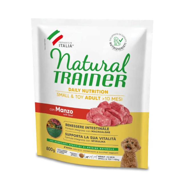 Trainer Natural MINI PIEAUGUŠIE ar Liellopu gaļu 800g (8)