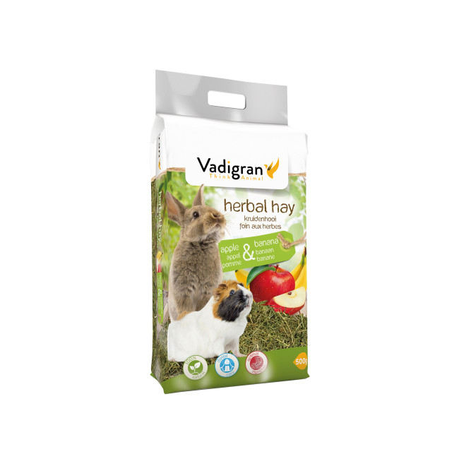 VADIGRAN Apple&Banana šienas su obuoliais&bananais 500g