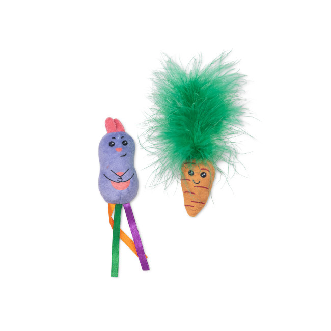 VADIGRAN Bunny and Carrot žaisl. katėms su katžole 2vnt 2pak