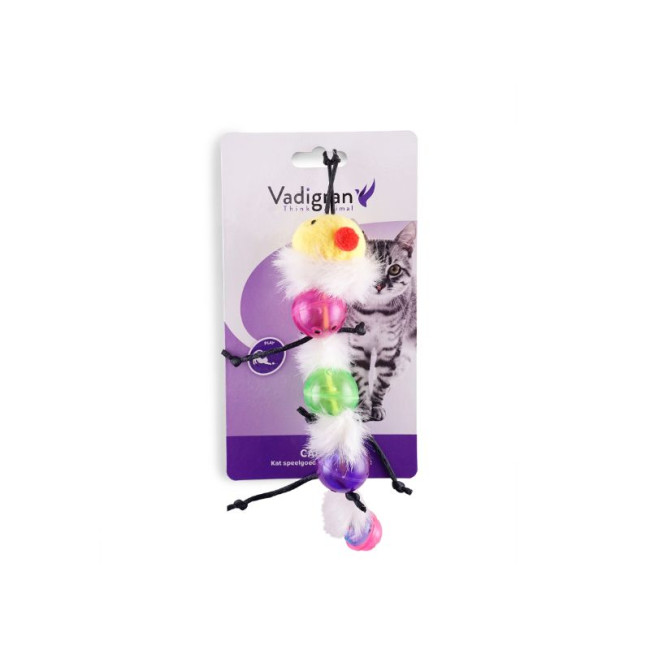 VADIGRAN Circus barškanti kirmėlytė kaštām 15cm 2vnt