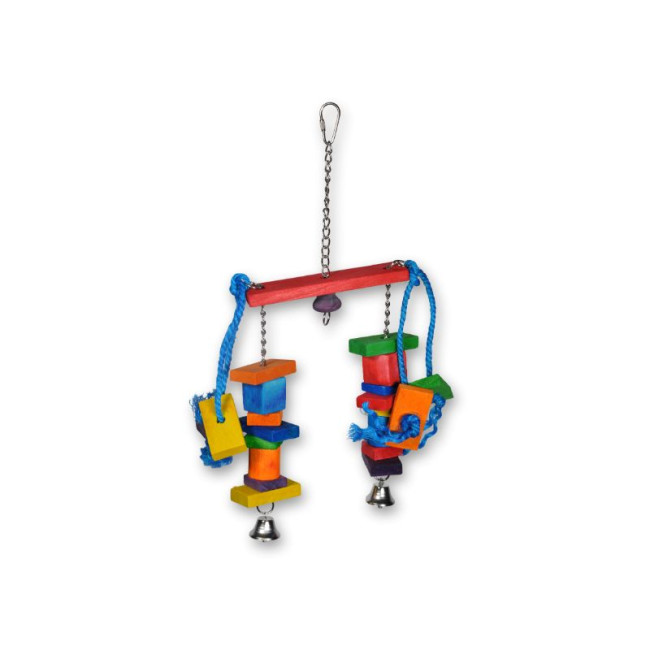 VADIGRAN Double Cubes spalvoti kubai paukščiams 40cm
