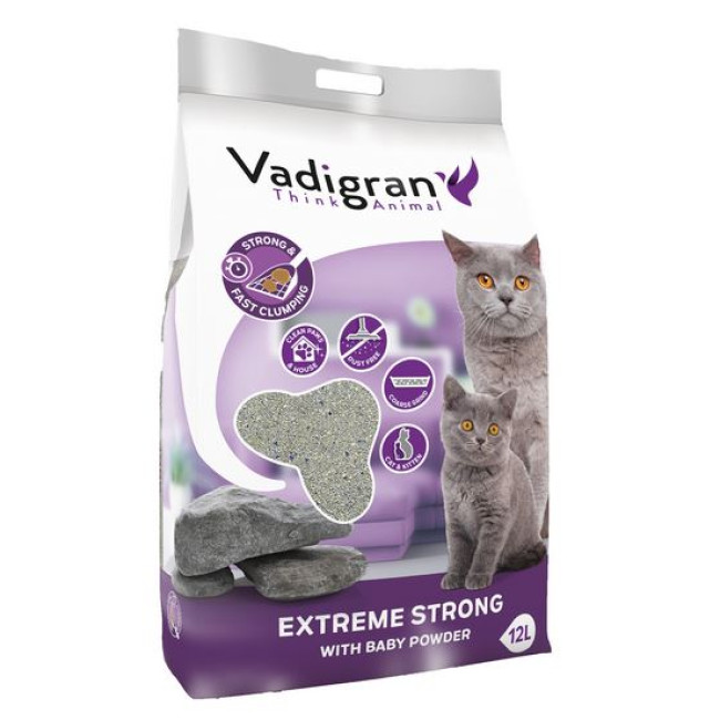 VADIGRAN kaķu pakaiši Clump Extreme Strong 12kg