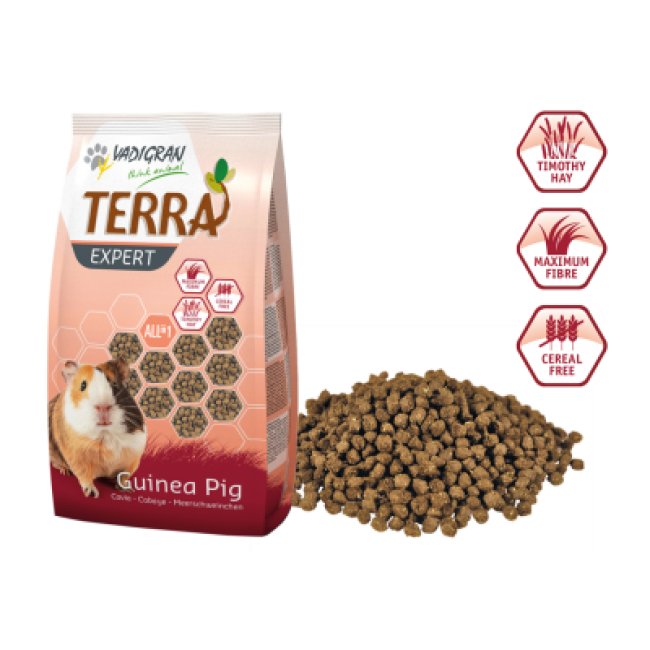 VADIGRAN TERRA Expert pašaras jūrų kiaulytėms 0.9kg
