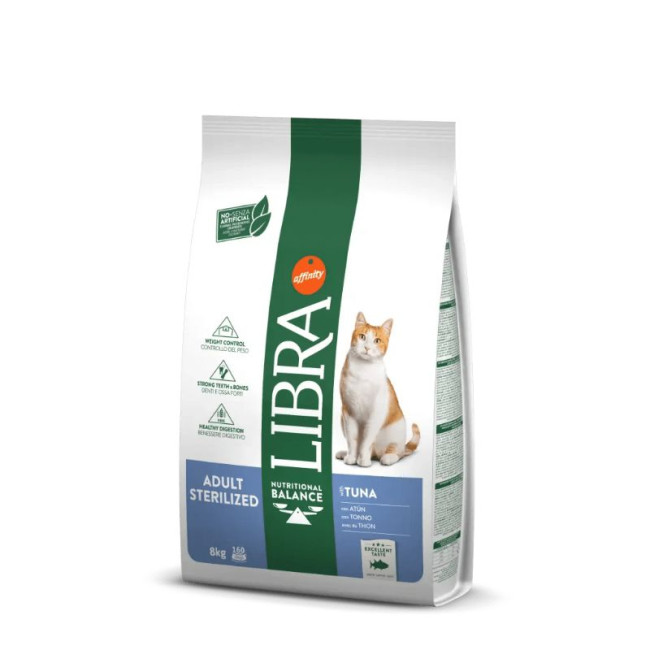 LIBRA CAT STERILIZED pašaras katėms su tunu 1.5kg (12)